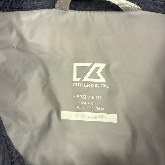 Cutter & Buck Shirt Jacket Mens 5XB Gray WeatherTec Primaloft Quilted BC000032 - Picture 4 of 9